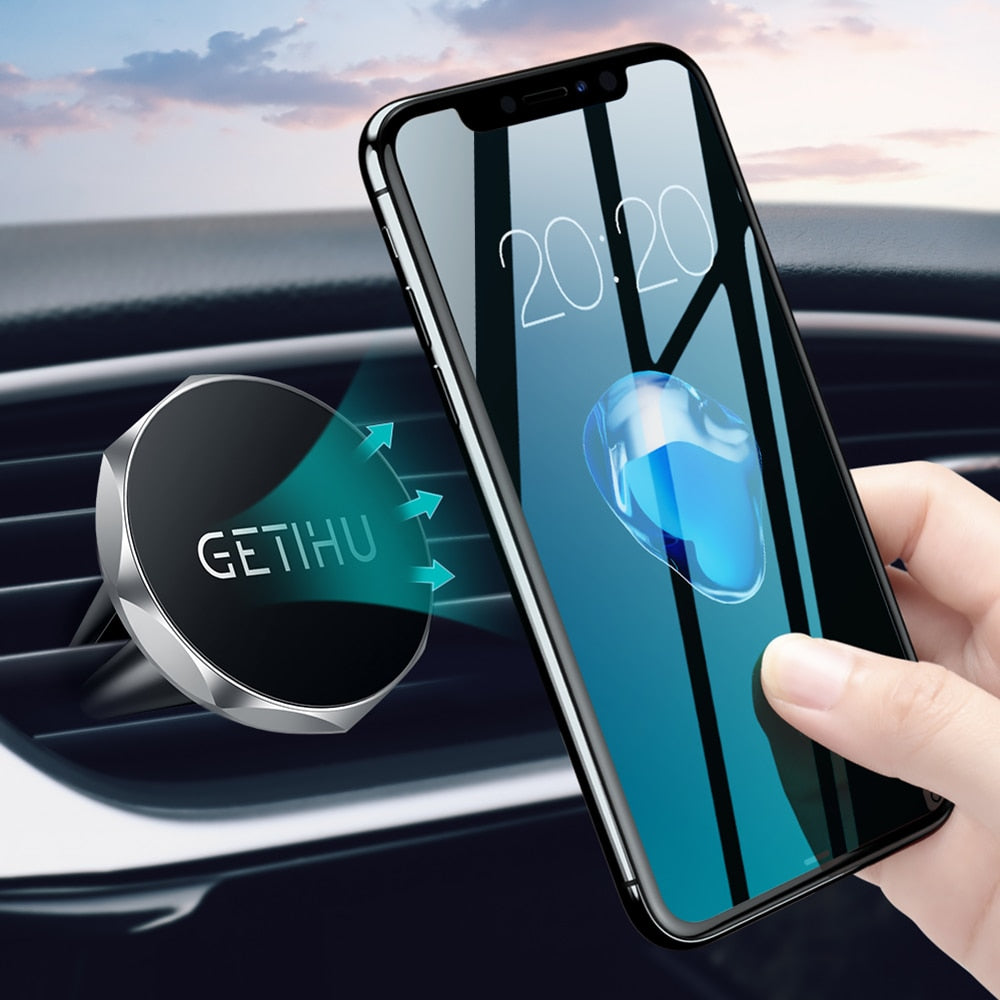 GETIHU Car Phone Holder Magnetic Air Vent Mount Mobile Smartphone Stand Magnet Support Cell in Car GPS For iPhone XS Max Samsung