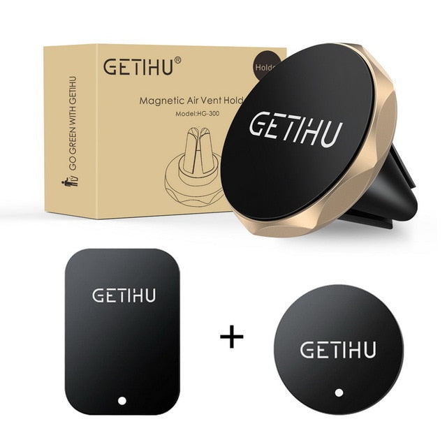 GETIHU Car Phone Holder Magnetic Air Vent Mount Mobile Smartphone Stand Magnet Support Cell in Car GPS For iPhone XS Max Samsung